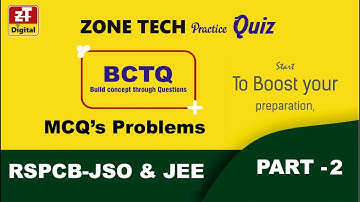 BCTQ Series CE-26 | RSPCB-JSO & JEE | Practice MCQ