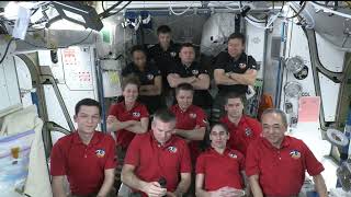 Expedition 70NASA’s SpaceX Crew7 Farewell Remarks, Station Change of Command March 10, 2024