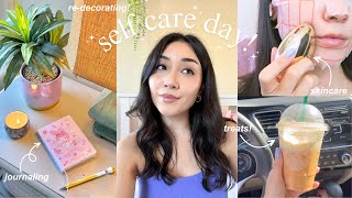 self care vlog🫧🌱 | big life update, cleaning, skincare, decorating my room