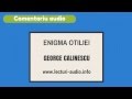 Enigma otilieigeorge calinescu comentariu audio