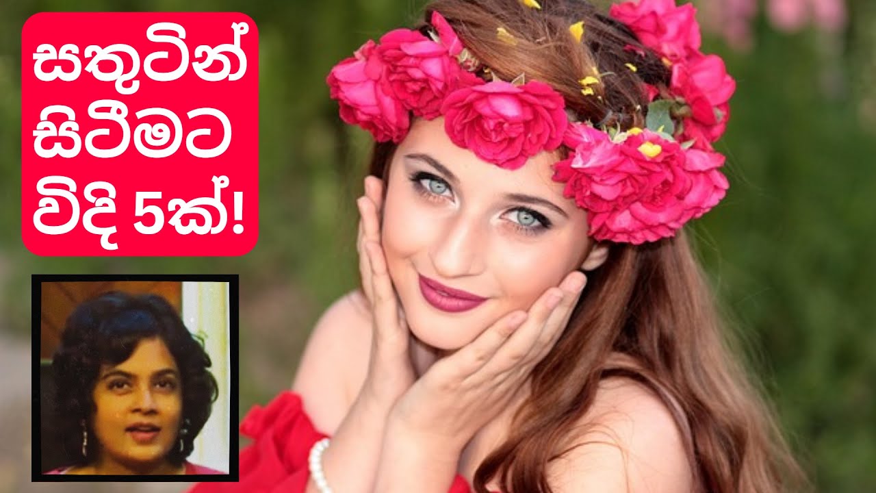 සතුටින් සිටීමට විදි 5ක්! | 5 types of happiness!