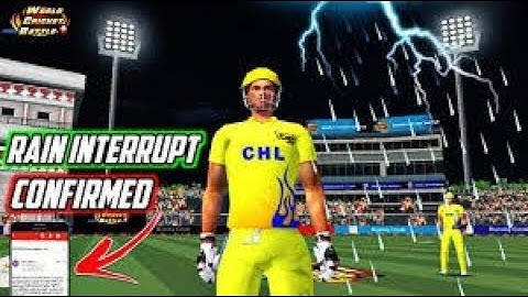 wcb rain intrupted and DLS method first promo