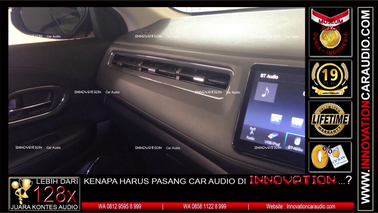 Modifikasi simple Audio  mobil  HRV  Oem Innovation car 