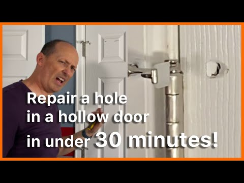 Video: Kā aizvērt caurumu durvīs: instrukcijas, speciālistu padomi