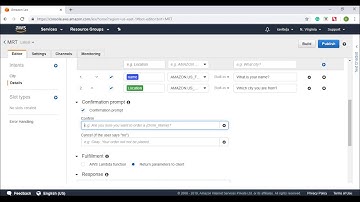 Build Chatbot using AWS|What is Amazon Lex and Amazon Polly?|What are slots?|Creating Intents