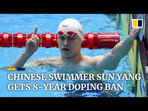 Chinese swimmer Sun Yang gets 8-year ban for doping offences