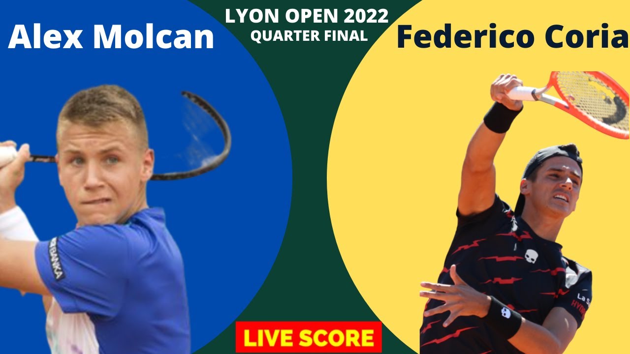 Lyon Open 2022 Alex Molcan vs Federico Coria Quarter Final Live Score 