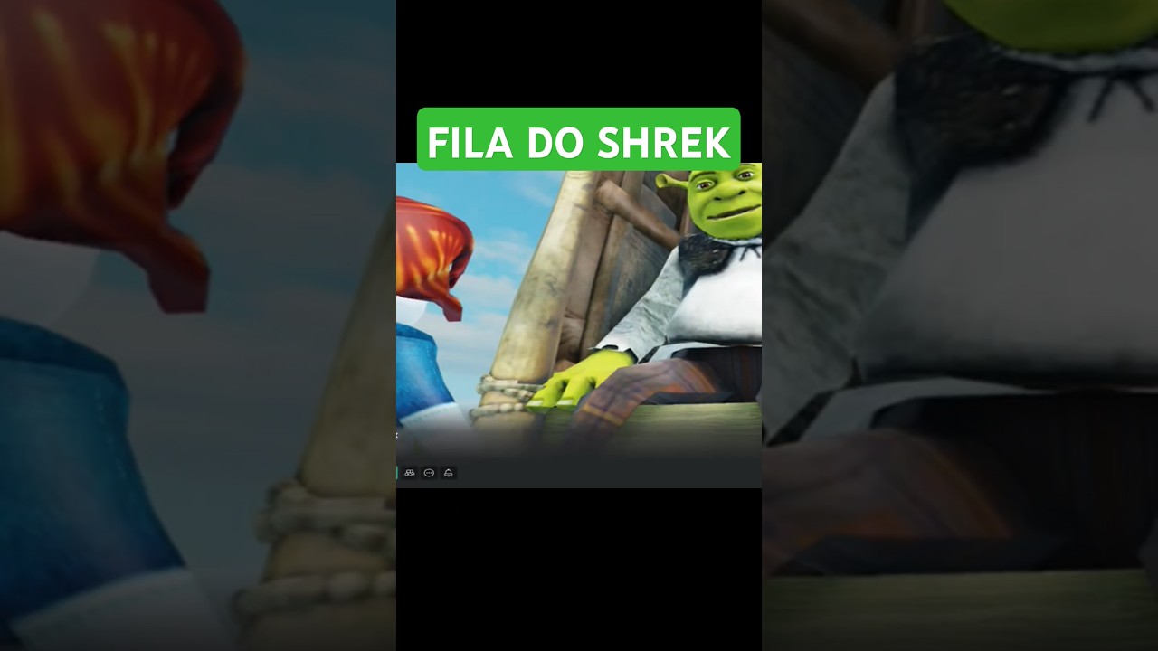 A FILA DO SHREK NO ROBLOX🟢🧱
