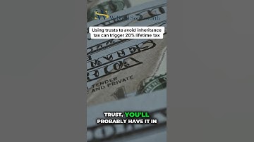 Using trusts to avoid inheritance tax can trigger 20% lifetime tax.  #iht #inheritancetax #taxtips