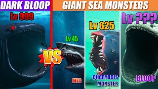 Dark Bloop vs Giant Sea Monsters Level Challenge | SPORE screenshot 2