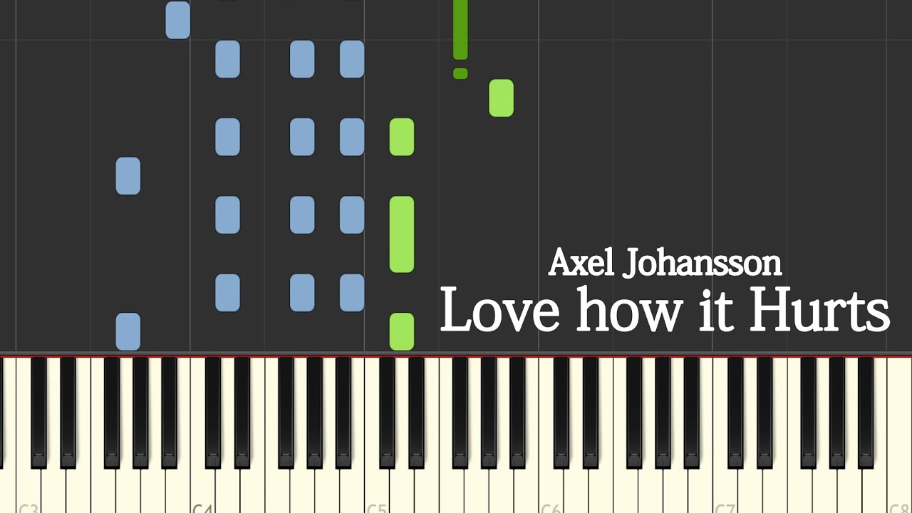 Axel Johansson ft.Tina Stachowiak - Love How it Hurts Piano Tutorial