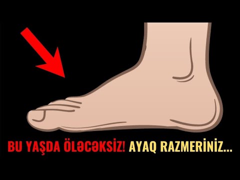 DİQQƏT! Ayağı ölçüsü bu olan adamlar TEZ ÖLÜRMÜŞ!