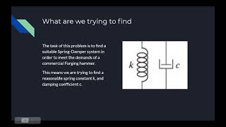 ME 421 Vibrations Project: Vibration Damping of Steam Forging Hammer