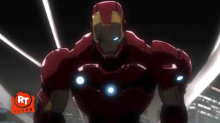 Iron Man: Rise of Technovore (2013) - Iron Man vs. Technovore Scene |