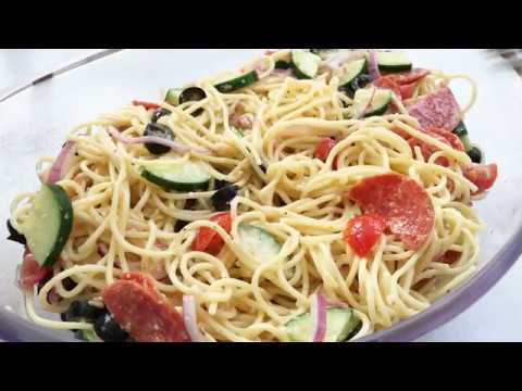 How to Make Italian Spaghetti Pasta Salad