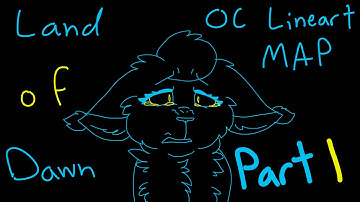 Land of Dawn OC Lineart MAP Part 1