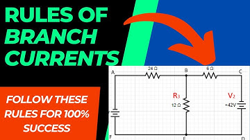 METHOD OF BRANCH CURRENTS: Apply these rules for 100% results