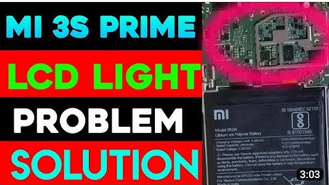 mi 3s prime disply light 💯 solution