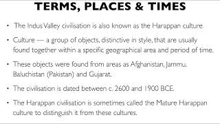 Bricks, Beads And Bones 12Th History, Lecture-1