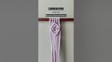 Macrame for Beginners Class 107 #macramedesign #macramepattern #macrameforbeginners #tutorial #boho