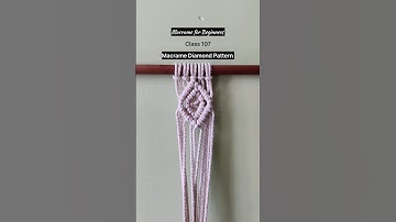 Macrame for Beginners Class 107 #macramedesign #macramepattern #macrameforbeginners #tutorial #boho