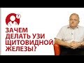 Щитовидная железа. Зачем делать УЗИ щитовидной железы? | Вопрос доктору