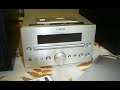 Functional testing Yamaha CRX-332. Hi-Fi Mini Stereo  system. CD Receiver.