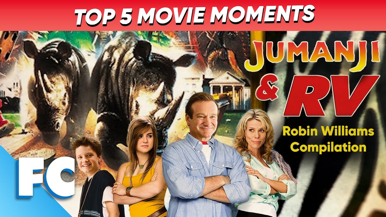Top 5 Best Robin Williams Moments | Jumanji & RV Compilation | Comedy Adventure Fantasy | FC
