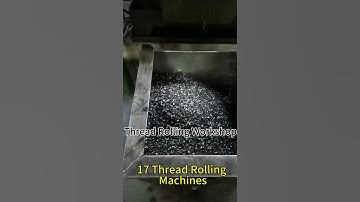 Thread Rolling Workshop #fasteners #screwfactory #bolt #washers