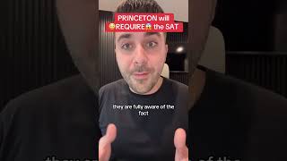 TEST OPTIONAL IS OVER!!! Princeton brought back the SAT requirement starting in 2027, making