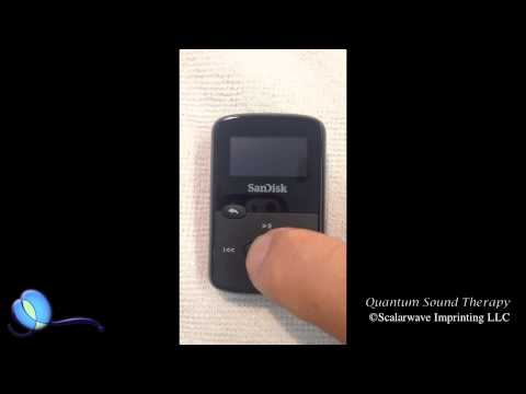 Quantum Sound Therapy - How to Reset the Sandisk Jam Player