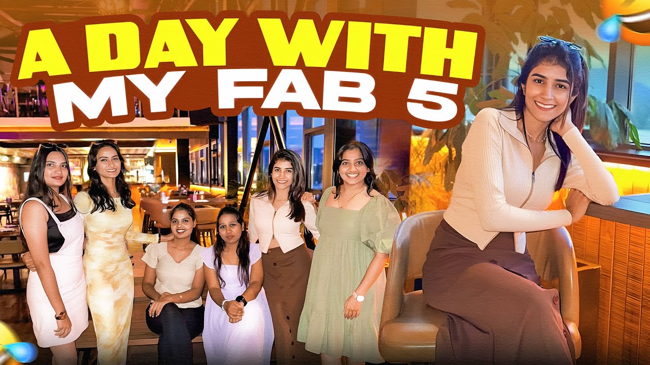 Fab 5 ಸುತ್ತಾಟ 😀 | Nikhil Nisha Vlogs #nikhilnishavlogs
