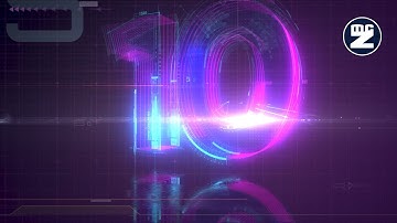 ⏳ HD #Countdown 10 seconds #technology  #digital - ⏱ Timer 10 seconds  - 10 秒倒數