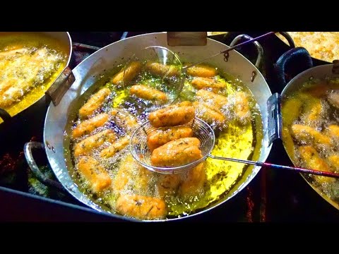 Meat-Stuffed Doughs | Bánh Rán Mặn | Vietnam Street Food #7