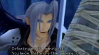 Dissidia Final Fantasy Showdown of Fate Cloud vs Sephiroth