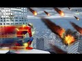 GTA 5 - The Flash (Earth-3) Save People from Meteors Disaster in Flash time