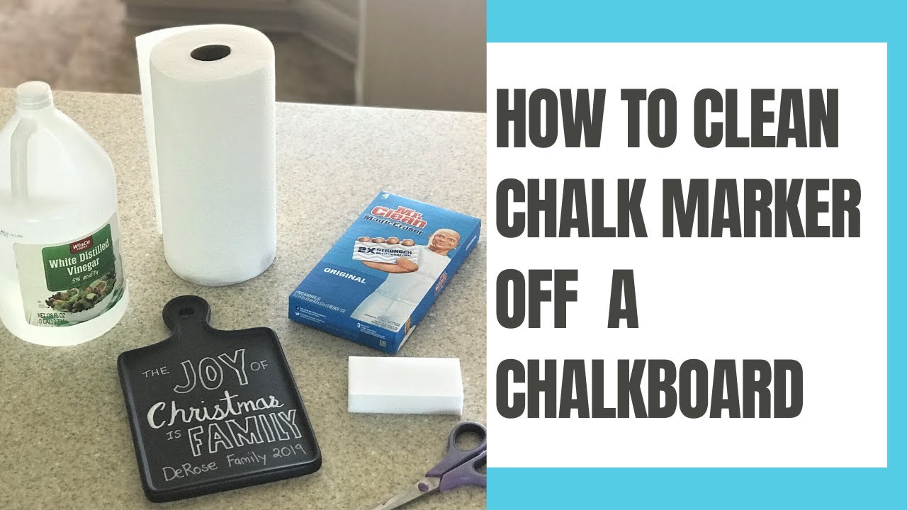 5 Hacks for Removing Chalk Markers From Any Surface