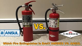 Which Fire Extinguisher is Best? ANSUL VS. AMEREX