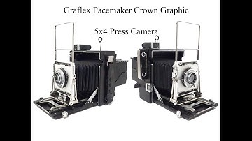 My Old Working Cameras Graflex Pacemaker Crown Graphic 5x4 Press Camera, the Speed Graphic Brother