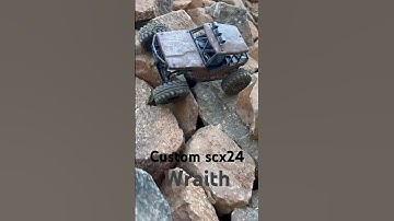 Rc rock crawler custom scx24 wraith #shorts