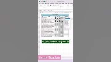 Volg de voortgang als een professional #excel #exceltips #exceltutorial