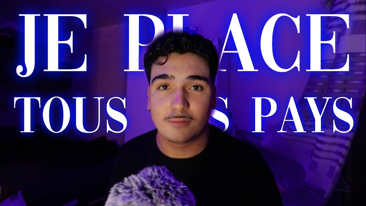 ASMR JE PLACE TOUS LES PAYS DU MONDE (non)