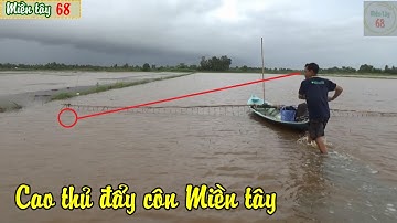 Cao thủ đẩy côn bắt cá lóc mùa nước nổi ở Miền tây |fishing VN