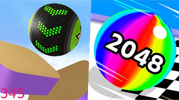 Going Balls Vs Ball Run 2048 Gameplay Speedrun Walkthrough Hyper Casual Game - 345