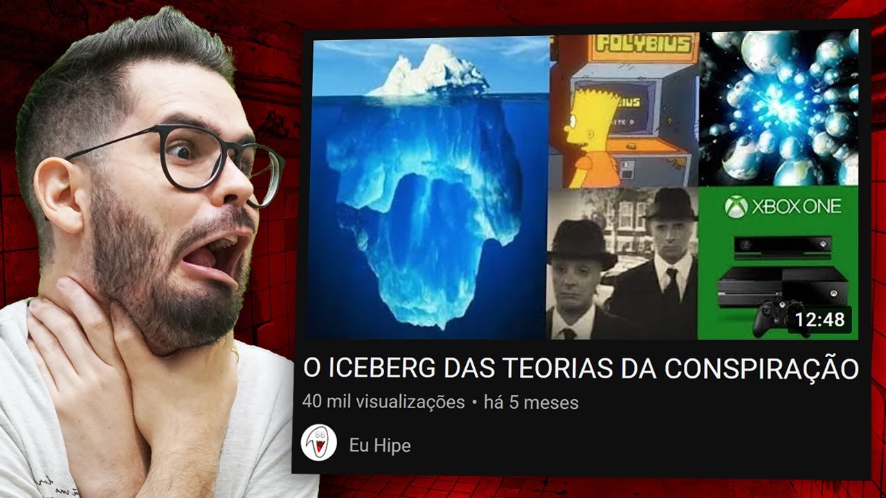 Pai Troll reagindo ao ICEBERG DAS TEORIAS DA CONSPIRAÇÃO