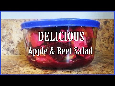 Apple & Beet Salad - Vegan | Paleo | Gluten-Free | DELICIOUS!