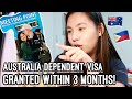 HOW WE APPLIED FOR AUSTRALIA DEPENDENT VISA | tips, cost, process, timeline | zee ♡