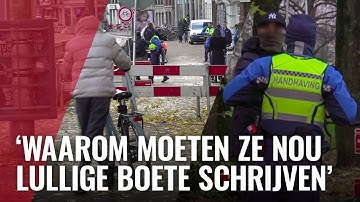 Tientallen fietsers beboet bij afgesloten Stadhouderskade