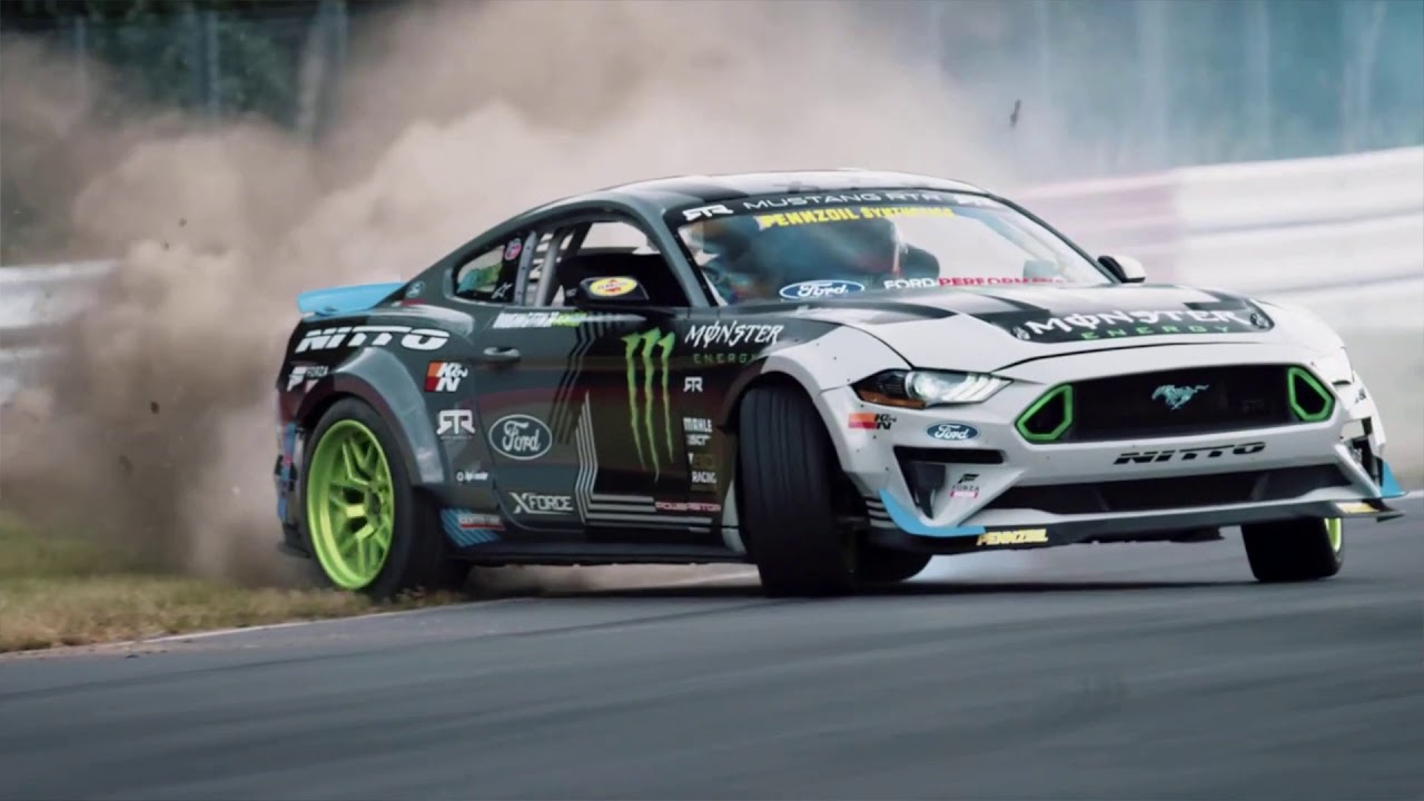 Дрифт Форд Мустанг под музыку - YouTube