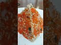 Shrimp Fried Rice Pyramid Covered With Tobiko